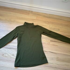 Arc'teryx Forest Green Zip-Up Top